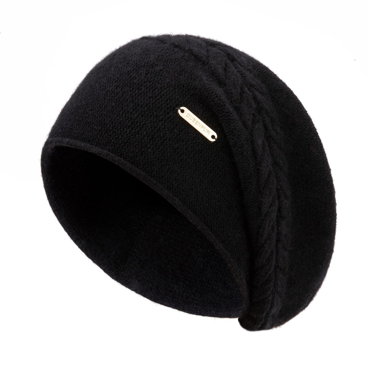 Knit Slouchy Beanie Hats for Women Cashmere Ski Cap Knitted Wool Soft Warm Winter Hat
