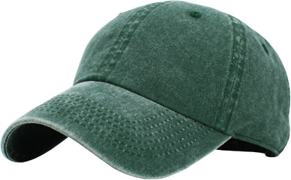 KBETHOS Classic Unisex Cotton Adjustable Low Crown Baseball Cap – Plain Dad Hat