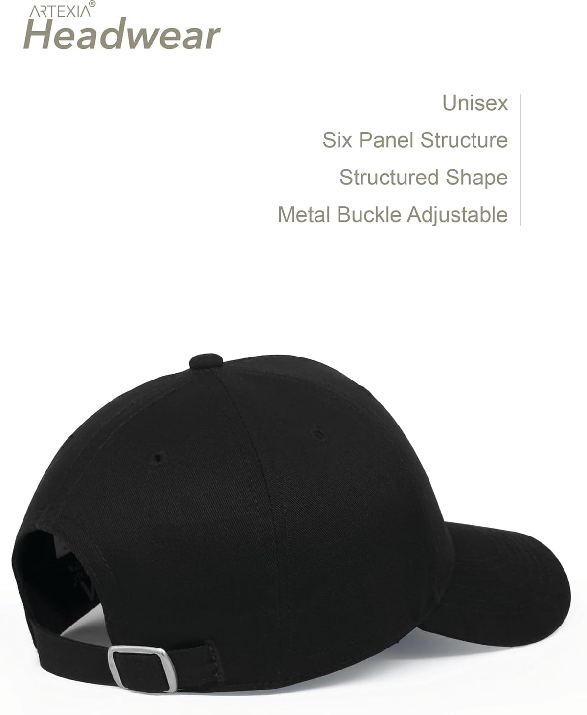 Artexia Baseball Cap 100% Cotton Hats for Men Hats for Women Cooling Performance Womens Baseball Caps
