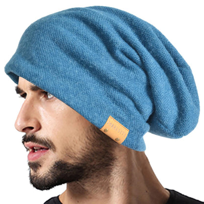 VECRY Men Oversized Slouch Beanie Large Skullcap Knit Hat