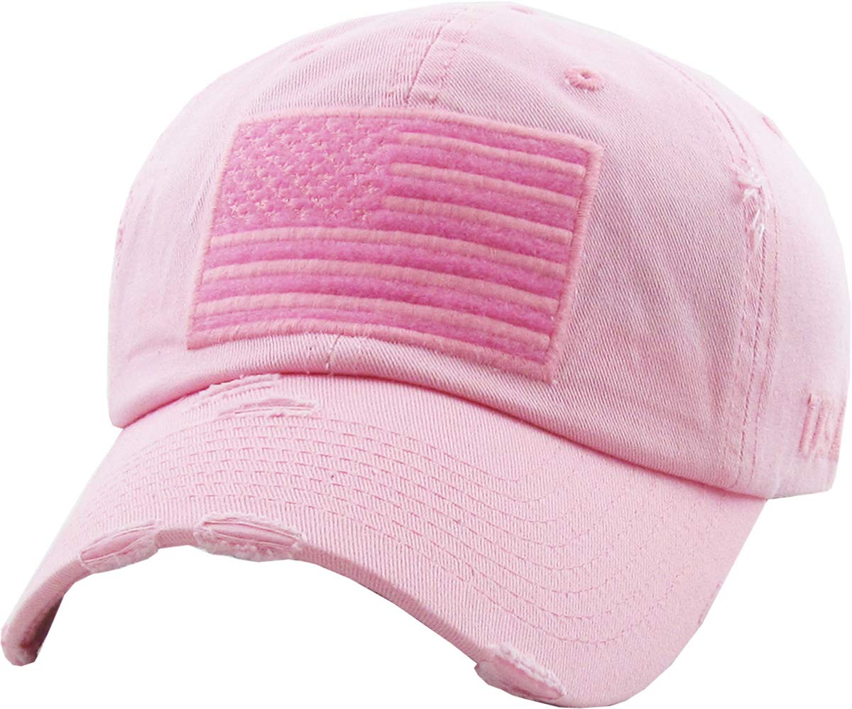 KBETHOS Flag USA America Military Thin Blue Line Thin Red Line Vintage Distressed Baseball Cap Dad Hat Unisex Adjustable…