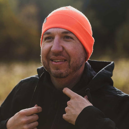 100% Merino Wool Cuff Beanie - Warm Winter Hat - Novelty Beanie - Toque