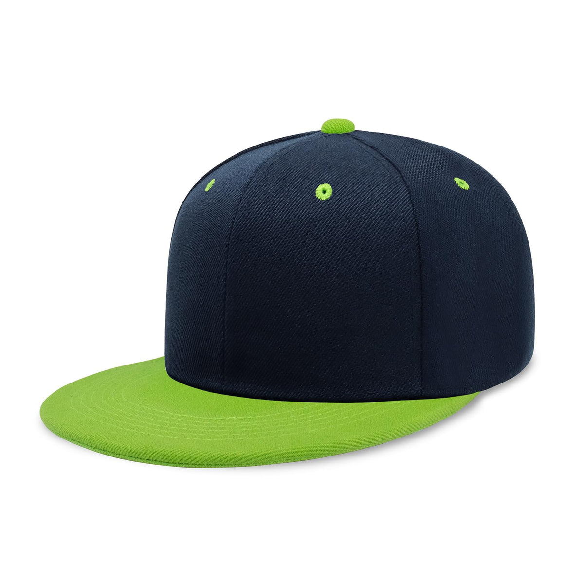 CHOK.LIDS Classic Snapback Flat Bill Hat Blank Adjustable Baseball Cap