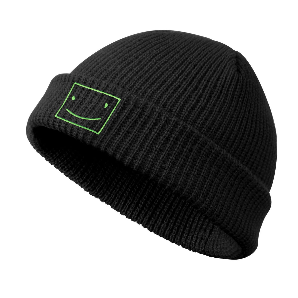 Funny Beanies Hat, Men's and Women's Winter Warm Black Fashion Cool Embroidered Knit Hat