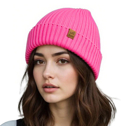ACUSHLA Waterproof Windproof Winter Hat for Men Women Fleece-Lined Beanie