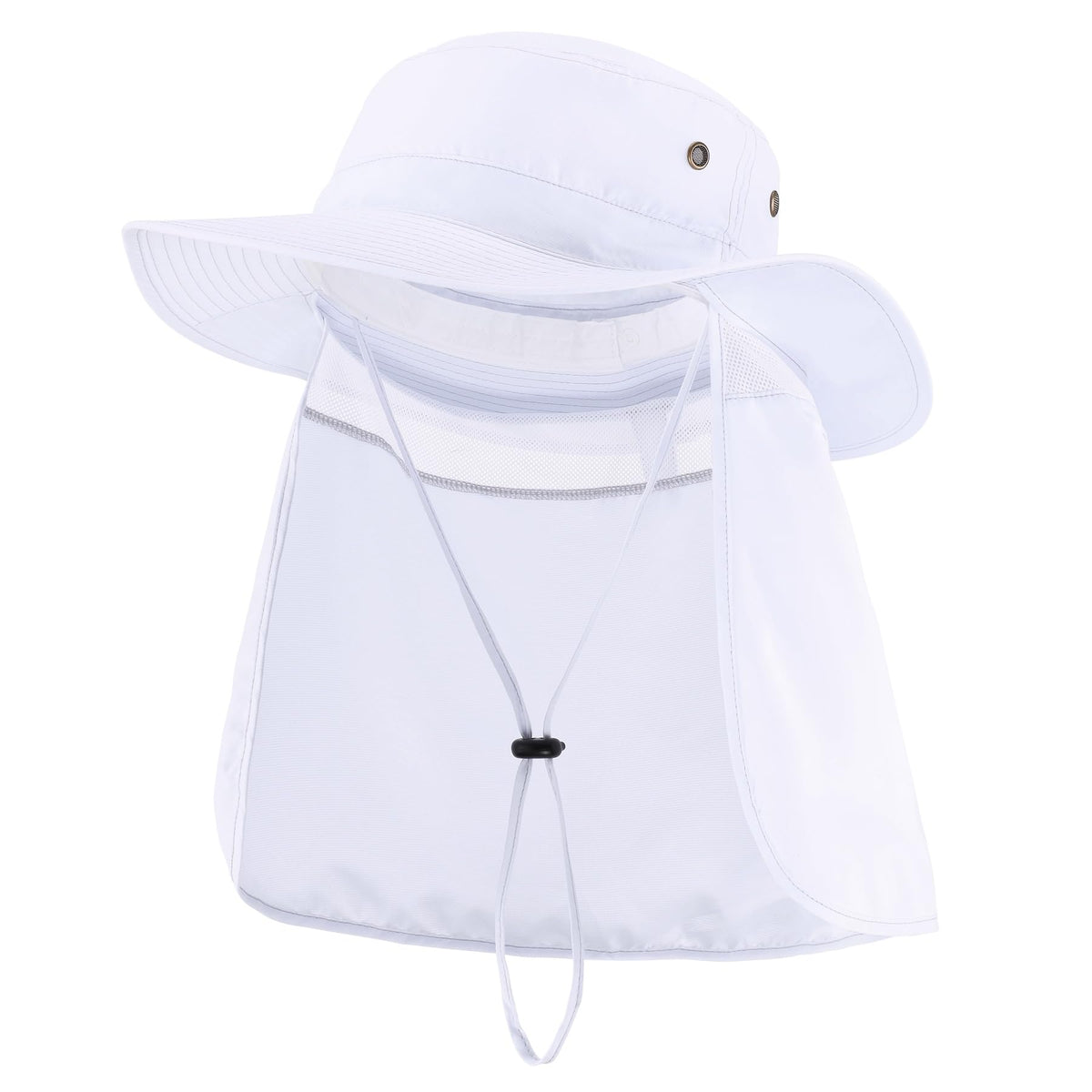 Home Prefer UPF50 Mens Sun Hat with Neck Flap Quick Dry UV Protection Cap Womens Wide Brim Fishing Hat Neck Flap Beach Garden