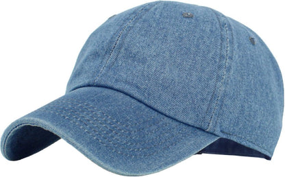 KBETHOS Classic Unisex Cotton Adjustable Low Crown Baseball Cap – Plain Dad Hat