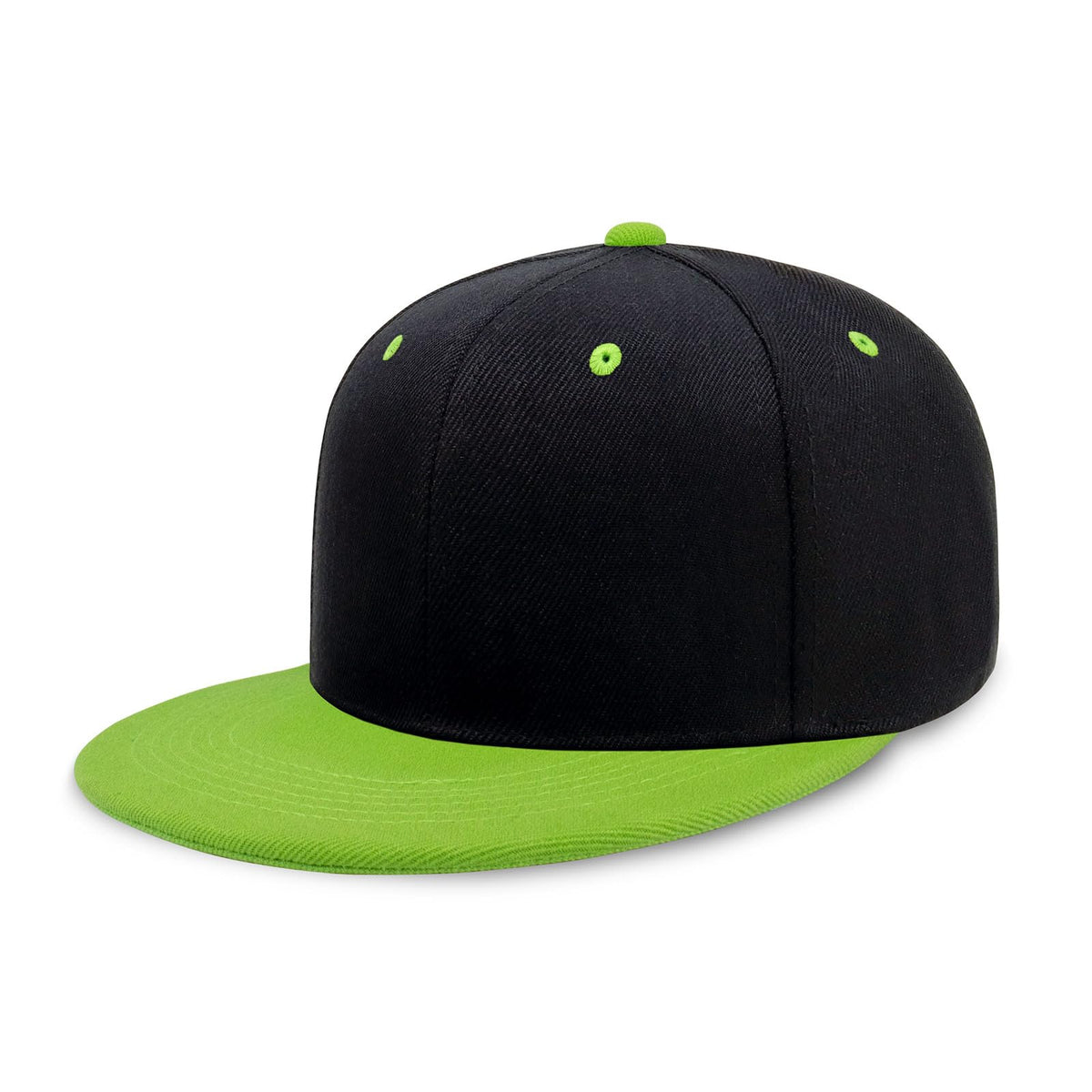 CHOK.LIDS Classic Snapback Flat Bill Hat Blank Adjustable Baseball Cap