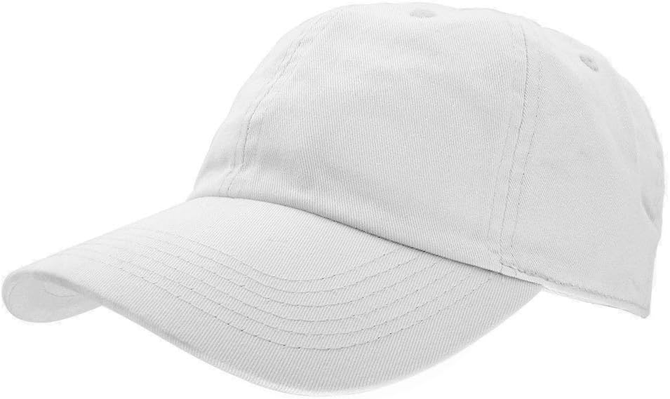 Gelante Baseball Cap Dad Hat 100% Cotton Polo Style Plain Blank Adjustable Size.