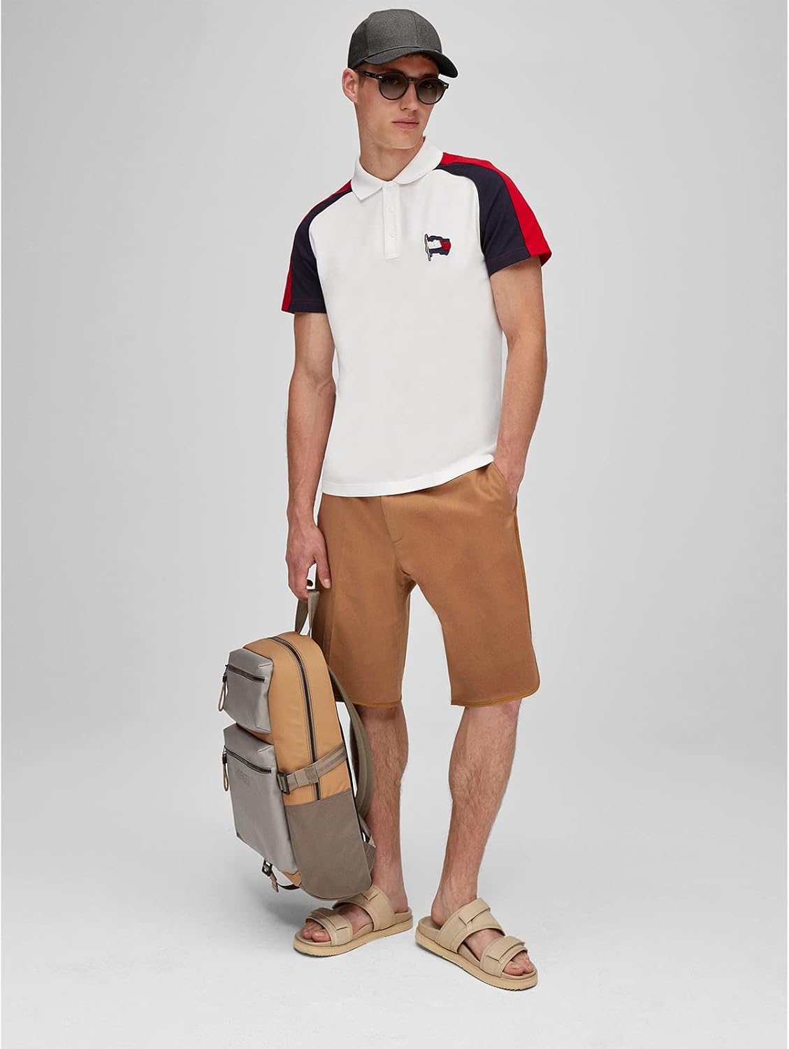 Tommy Hilfiger Men's Cotton Billy Adjustable Flap Baseball Cap