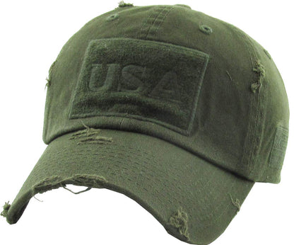 KBETHOS Flag USA America Military Thin Blue Line Thin Red Line Vintage Distressed Baseball Cap Dad Hat Unisex Adjustable…