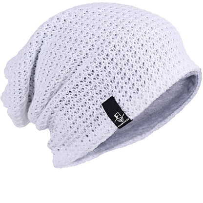 FORBUSITE Mens Slouchy Long Oversized Beanie Knit Cap for Summer Winter B08