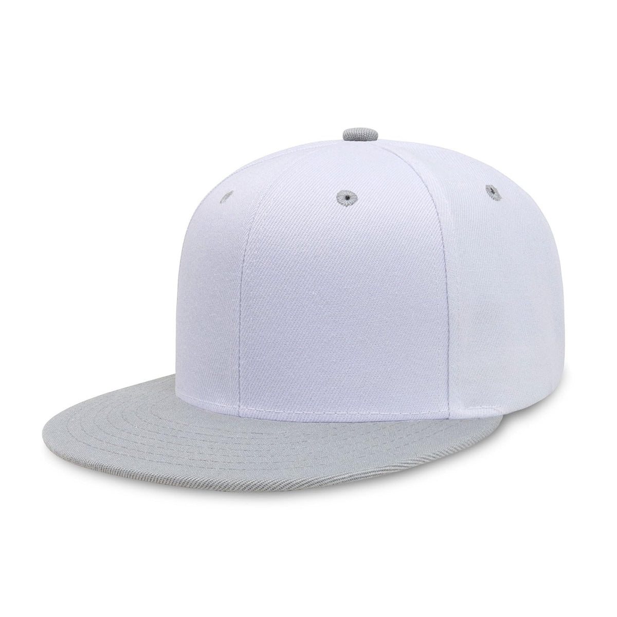 CHOK.LIDS Classic Snapback Flat Bill Hat Blank Adjustable Baseball Cap