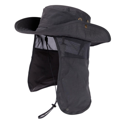 Comhats Sun Hat with Neck Flap for Men, UPF 50+ Wide Brim Cooling Oversized