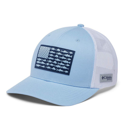 Columbia Unisex Adult PFG Logo Mesh Ball Cap