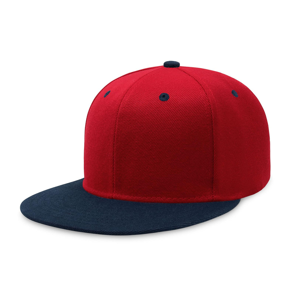 CHOK.LIDS Classic Snapback Flat Bill Hat Blank Adjustable Baseball Cap