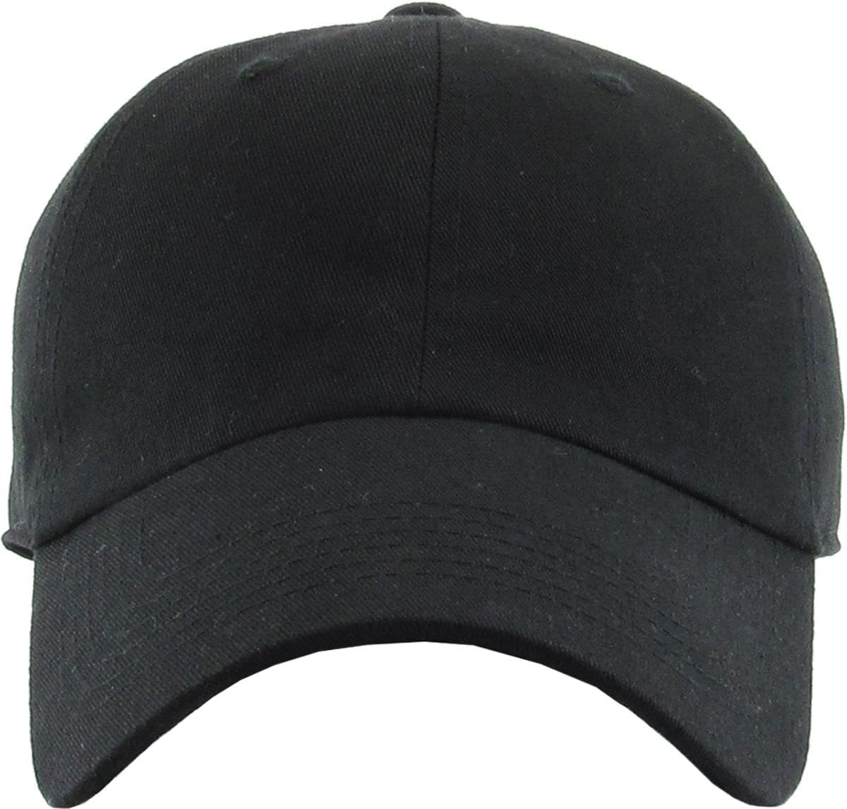 KBETHOS Classic Unisex Cotton Adjustable Low Crown Baseball Cap – Plain Dad Hat