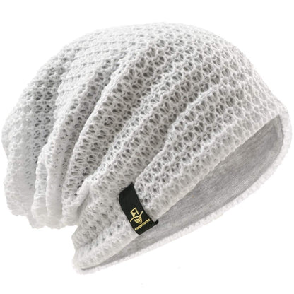 VECRY Men's Slouchy Beanie Knit Crochet Rasta Cap for Summer Winter
