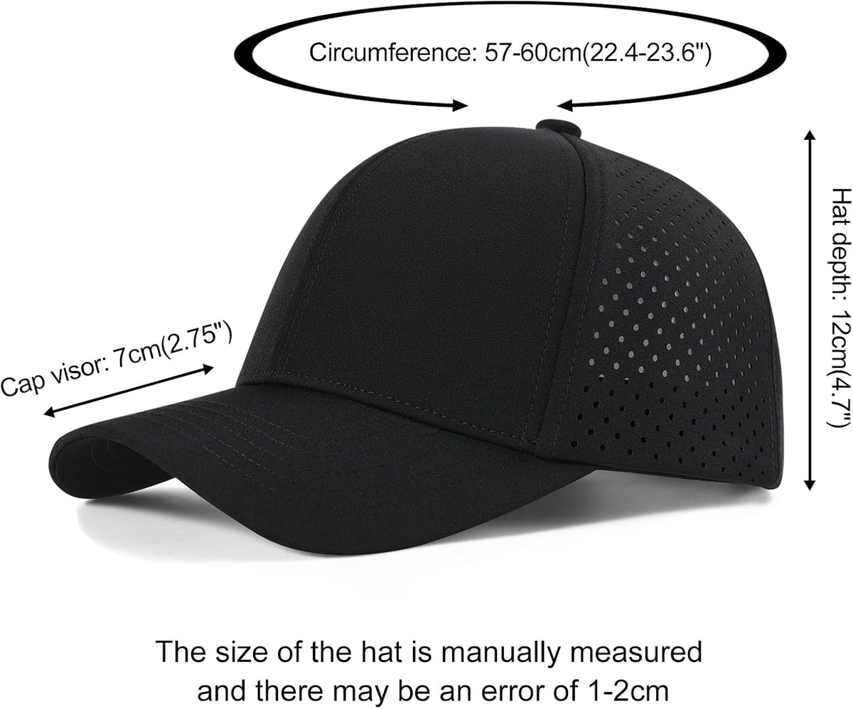 VOBOOM Men Laser Mesh Ball Cap Snapback Baseball Cap