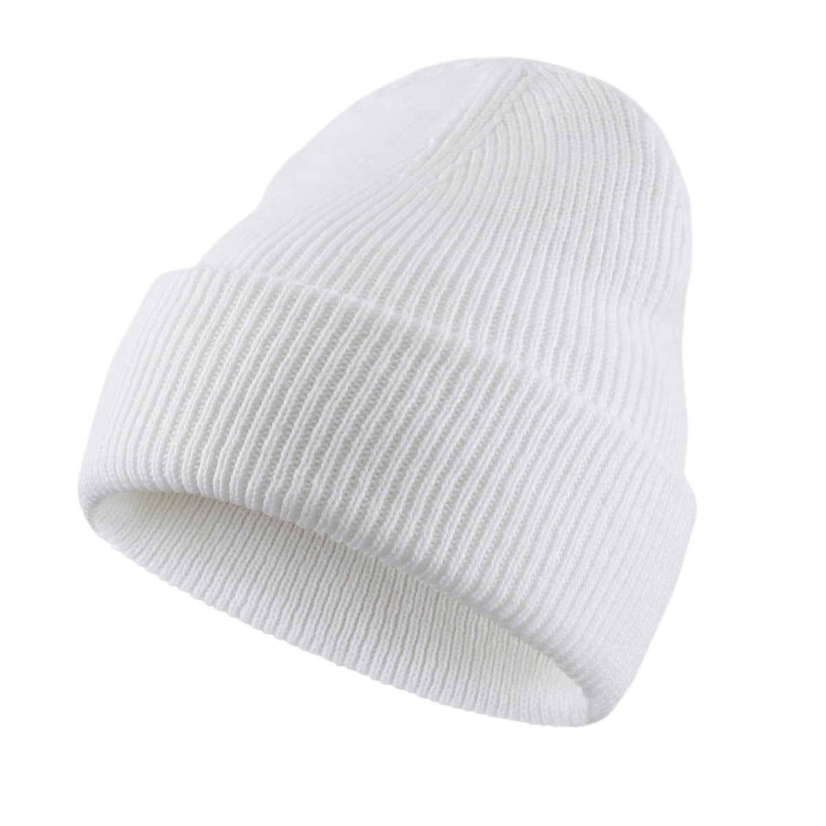 Home Prefer Mens Winter Hats Thick Knit Cuff Beanie Cap Warm Stocking Beanie Hat for Men Women Hunting Fishing Gardening