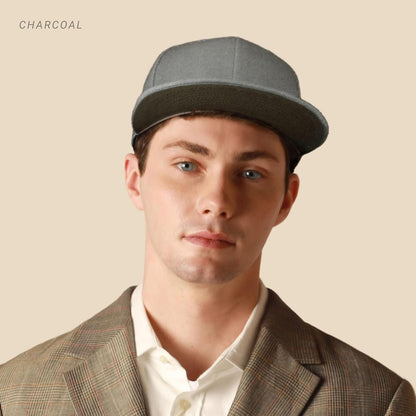 CHOK.LIDS Classic Snapback Flat Bill Hat Blank Adjustable Baseball Cap