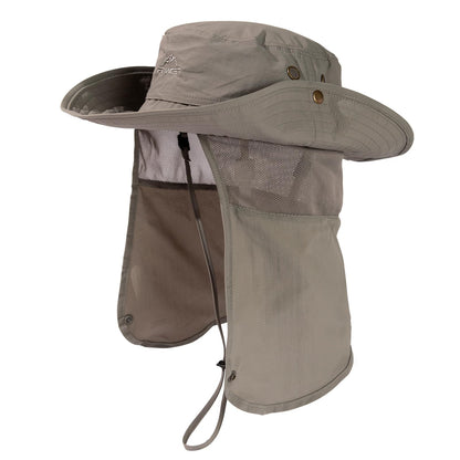 Comhats Sun Hat with Neck Flap for Men, UPF 50+ Wide Brim Cooling Oversized