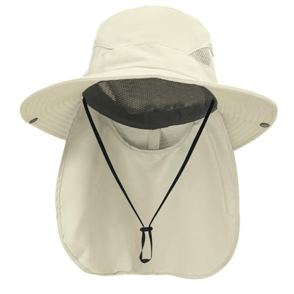 NPQQUAN Sun Hats for Men Women with Neck Flap UPF 50+ UV Protection