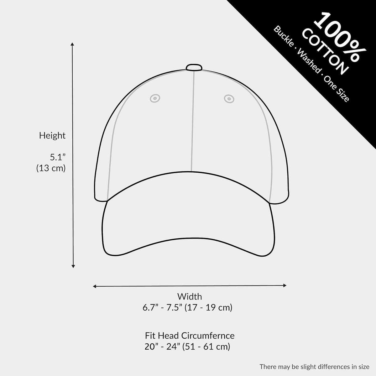 Cotton Baseball Cap Dad Hat – Washed Low Profile Adjustable Hat for Men Women Casual Outdoor Running Golf
