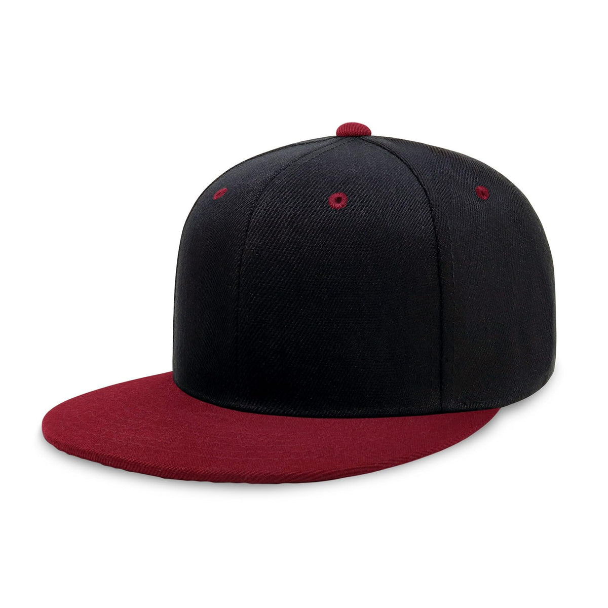 CHOK.LIDS Classic Snapback Flat Bill Hat Blank Adjustable Baseball Cap