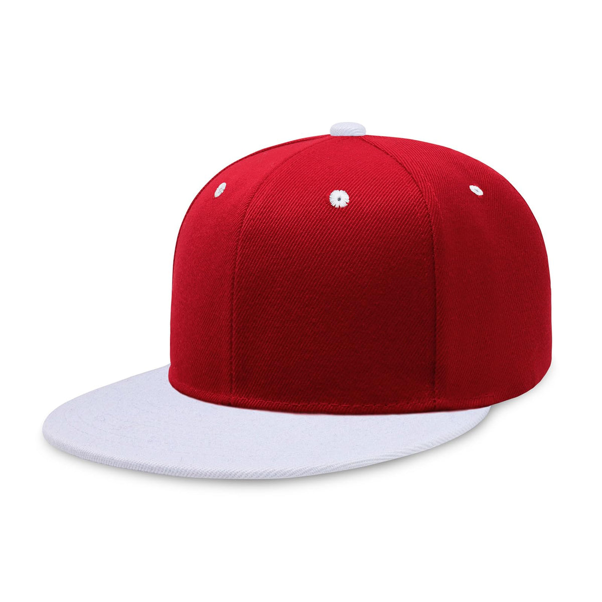 CHOK.LIDS Classic Snapback Flat Bill Hat Blank Adjustable Baseball Cap