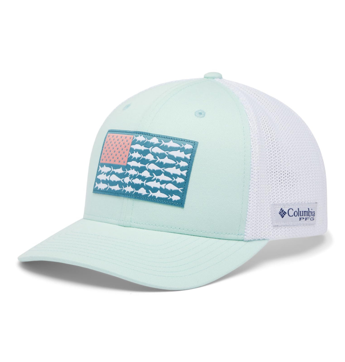 Columbia Unisex Adult PFG Logo Mesh Ball Cap