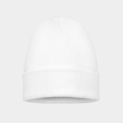 The Hat Depot - 100% Cotton Soft and Light Cuffed Skull Plain Daily Washed Beanie