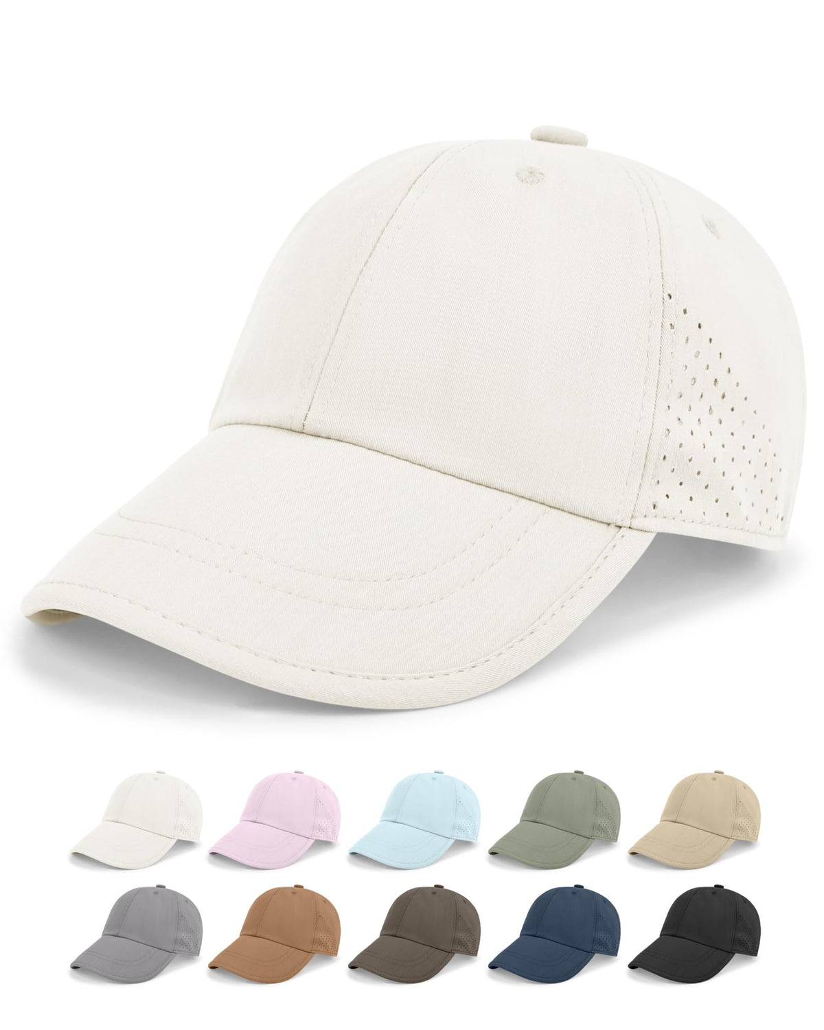 Rosoz Unisex Baseball Cap Vintage UPF 50+ Unstructured Men Women Dad Hat