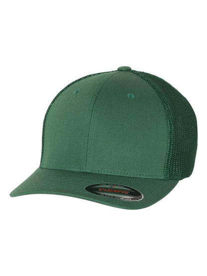 Flexfit Unisex Mesh Fitted 2-Tone Trucker Hat, One Size