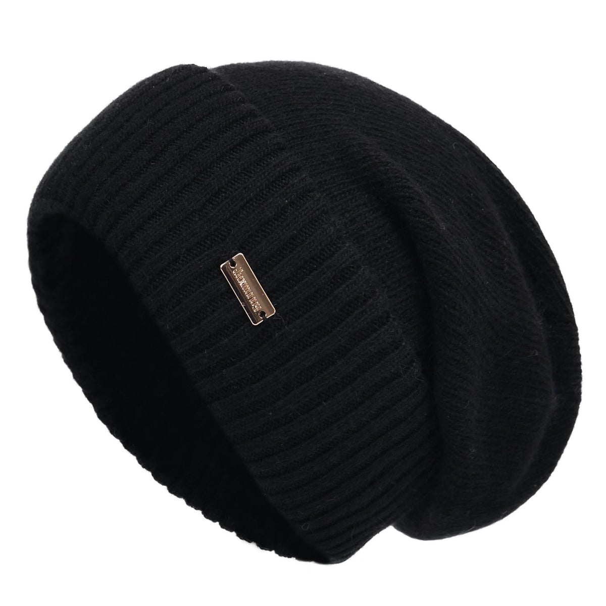jaxmonoy Slouchy Beanies for Women Winter Lightweight Ladies Knit Hat Cuffed Soft Warm Slouch Beanie Cap - Brown