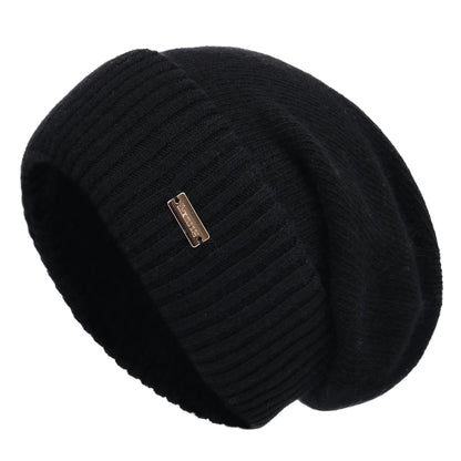 jaxmonoy Slouchy Beanies for Women Winter Lightweight Ladies Knit Hat Cuffed Soft Warm Slouch Beanie Cap - Brown