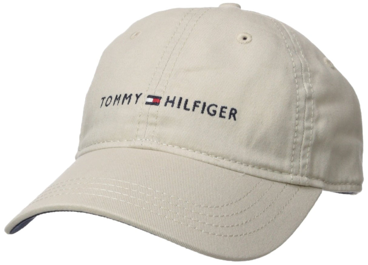 Tommy Hilfiger Men's Cotton Logo Adjustable Baseball Cap