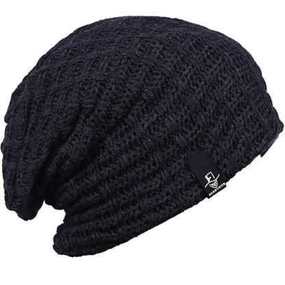 FORBUSITE Mens Slouchy Long Oversized Beanie Knit Cap for Summer Winter B08