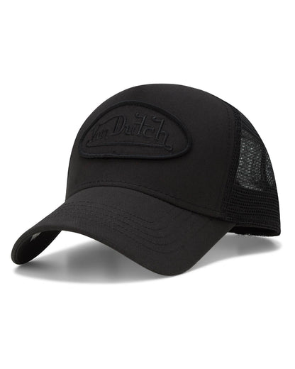 Von Dutch Unisex Trucker Hat - Retro Classic Solid Color Mesh Back Snapback Baseball Cap for Men & Women.