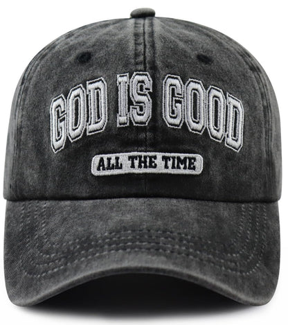 God is Good All The Time Hat for Men Women, Christian Baseball Cap