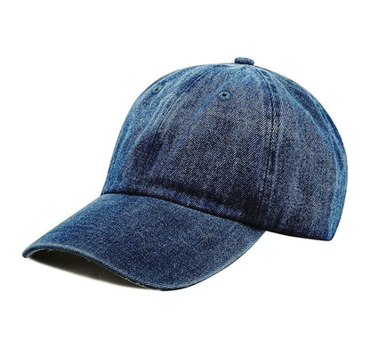 Cotton Baseball Cap Dad Hat – Washed Low Profile Adjustable Hat for Men Women Casual Outdoor Running Golf