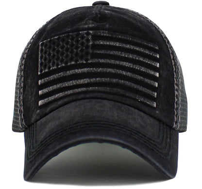 KBETHOS Flag USA America Military Thin Blue Line Thin Red Line Vintage Distressed Baseball Cap Dad Hat Unisex Adjustable…