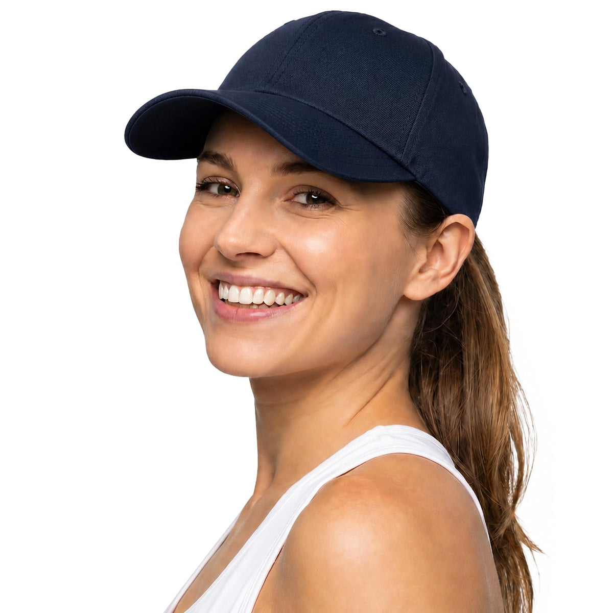Lvaiz Womens Satin Lined Baseball Cap Washed Cotton Adjustable Dad Hat