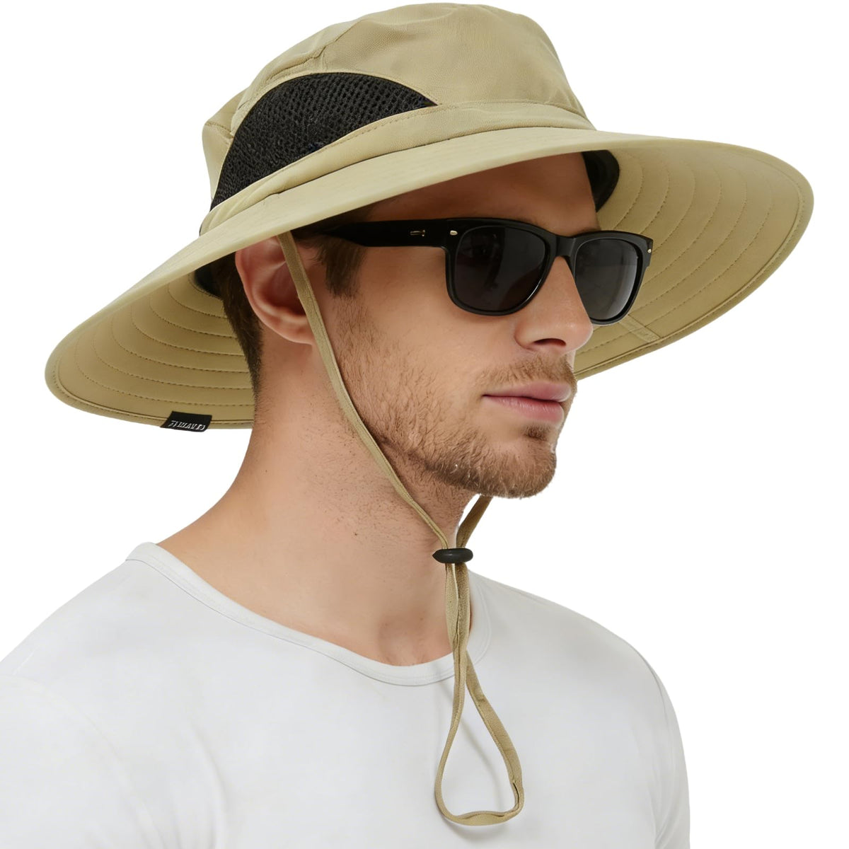 Wide Brim Sun Bucket Hat, Waterproof Boonie Hat for Men & Women