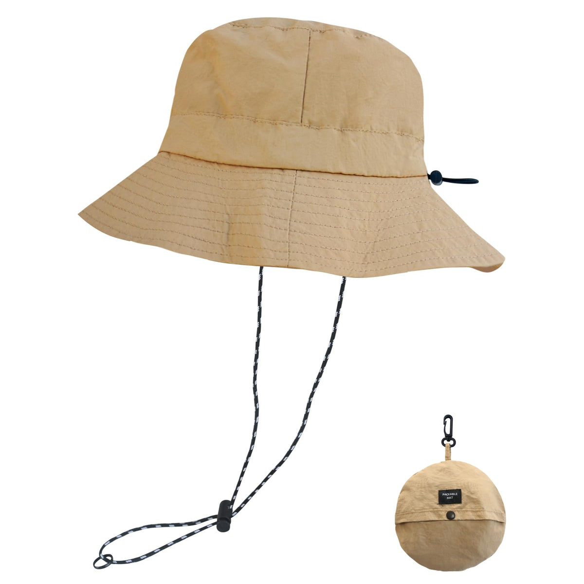 NPQQUAN Sun Bucket Hats for Woman Men Lightweight Sun Hat Packable Foldable