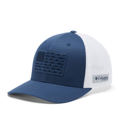 Columbia Unisex Adult PFG Logo Mesh Ball Cap