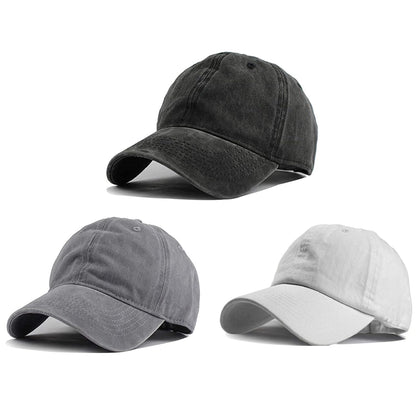 HH HOFNEN Baseball Cap Washed Cotton Unstructured Vintage Hat for Men Women