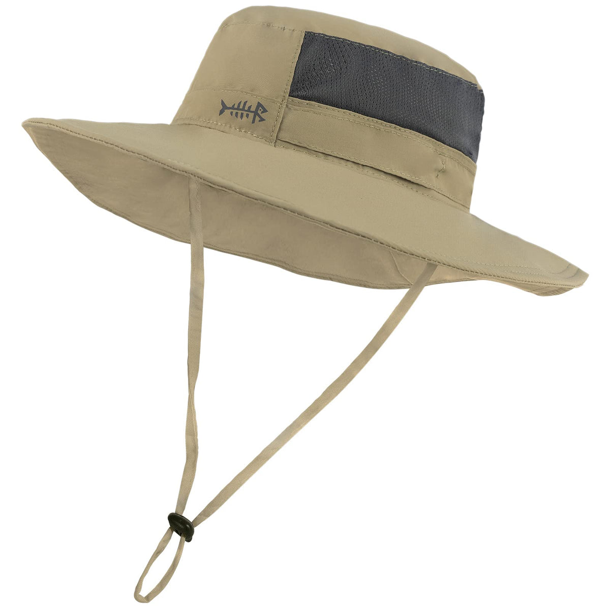 BASSDASH UPF 50+ Sun Fishing Hat Water Resistant with Detachable Neck Flap