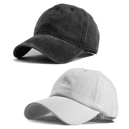 HH HOFNEN Baseball Cap Washed Cotton Unstructured Vintage Hat for Men Women