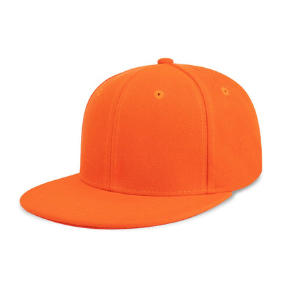 CHOK.LIDS Classic Snapback Flat Bill Hat Blank Adjustable Baseball Cap